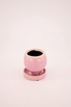 - planter keramiek ø8.7x9cm - light pink - 87x9x