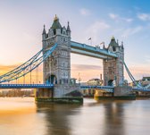 Panorama van de Tower Bridge over de Theems in Londen - Fotobehang (in banen) - 350 x 260 cm