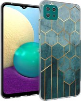 iMoshion Design voor de Samsung Galaxy A22 (5G) hoesje - Patroon - Groen