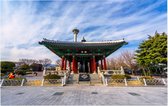 Koreaans paviljoen in Yongdusan Park in Busan - Foto op Forex - 90 x 60 cm