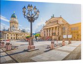 Gendarmenmarktplein, kathedraal en concertzaal in Berlijn - Foto op Canvas - 60 x 40 cm