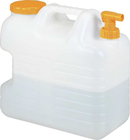 Relaxdays jerrycan met kraan - water jerrycan - watertank voor drinkwater  -... | bol.com