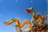 Chinese draak bij de tempel van de liggende Boeddha - Foto op Tuinposter - 90 x 60 cm