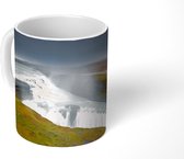 Mok - Waterdamp van de Gullfoss waterval in IJsland - 350 ML - Beker