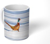 Mok - Fazant - Sneeuw - Winter - 350 ML - Beker