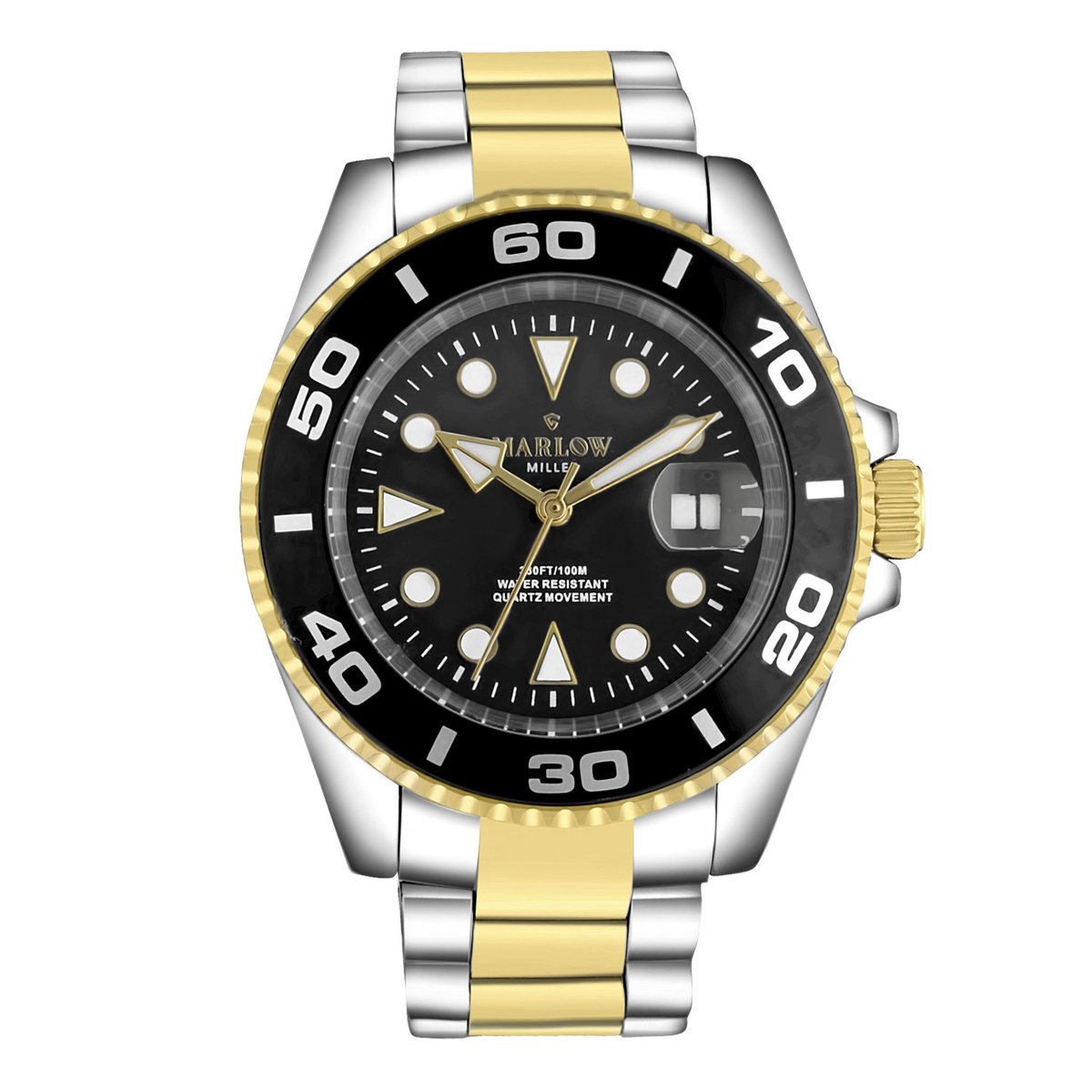 Marlow Miller horloge met bicolor band en kast