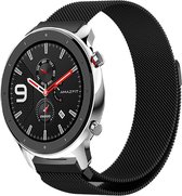 iMoshion Milanees Smartwatch Bandje voor de Amazfit GTR - Zwart