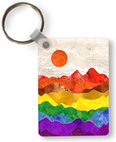 Sleutelhanger - Pride - Gay - Regenboog - Uitdeelcadeautjes - Plastic