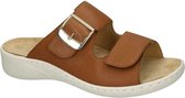 Solidus -Dames - cognac/caramel - slippers & muiltjes - maat 38.5