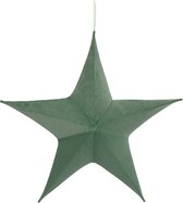 Pendentif de Noël sans marque Star Mary 65 Cm Velours Vert clair