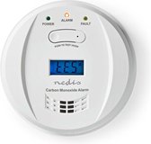 Bol.com Nedis Koolmonoxidemelder - Batterij Gevoed - Batterijlevensduur tot: 5 Jaar - Met pauzeknop - Met testknop - 85 dB - Wit aanbieding