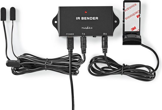 Krachtige Infrarood Afstandsbediening Repeater Ultradunne IR-verlengkabel met Ingebouwde Batterij voor Thuiskantoor