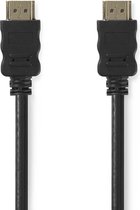 High Speed ​​HDMI™-Kabel met Ethernet | HDMI™ Connector | HDMI™ Connector | 4K@30Hz | 10.2 Gbps | 15.0 m | Rond | PVC | Zwart | Blister