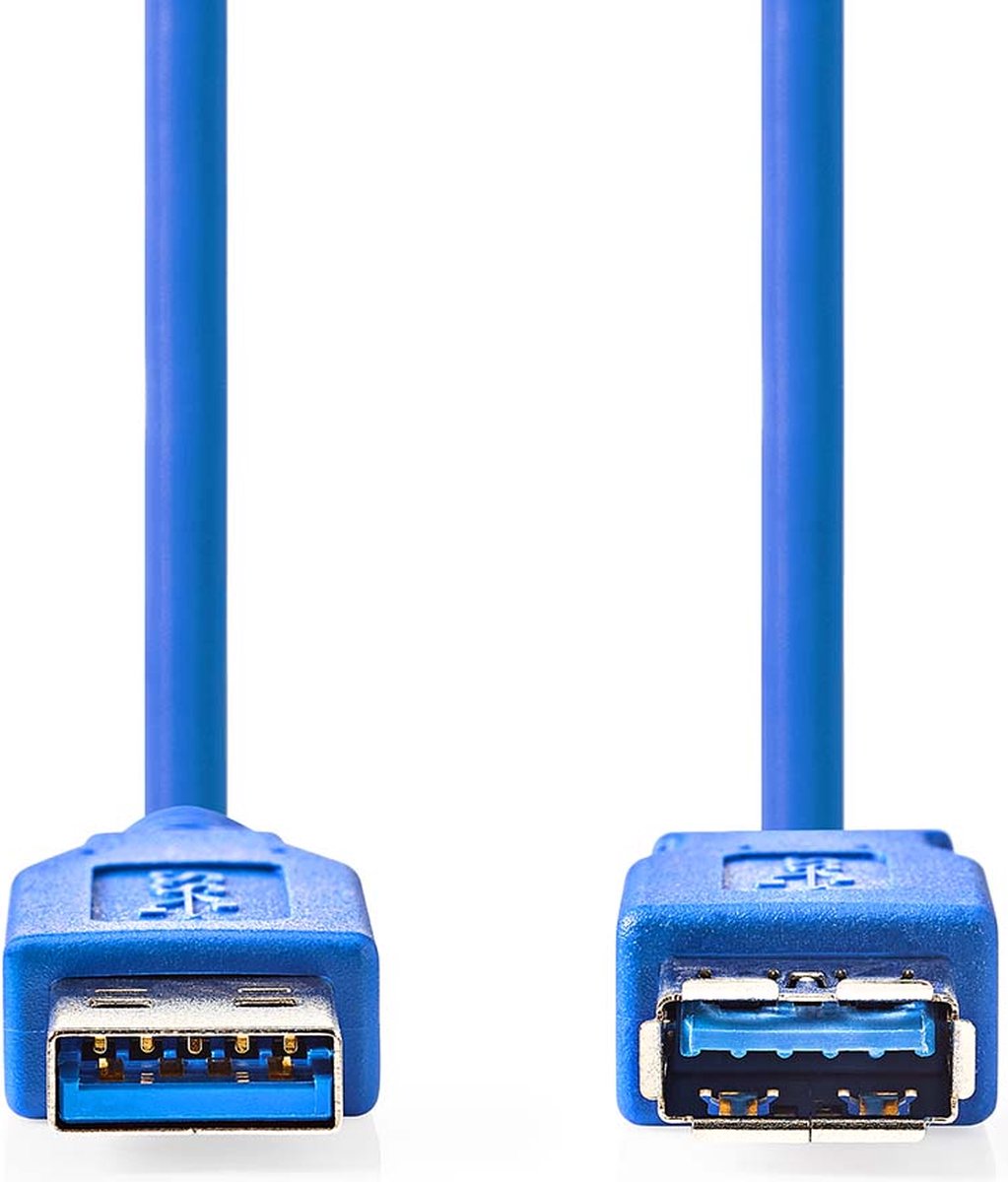USB 3.0-Kabel | A Male - A Female | 2,0 m | Blauw
