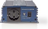 Inverter Pure Sinusgolf - Ingangsvoltage: 12 V DC - Apparaat stroomoutput: Type F (CEE 7/3) - 230 V AC 50 Hz - 150 W - Piekvermogen: 300 W - Sigarettenaansteker - Zuivere Sinusgolf - Zekering - Blauw