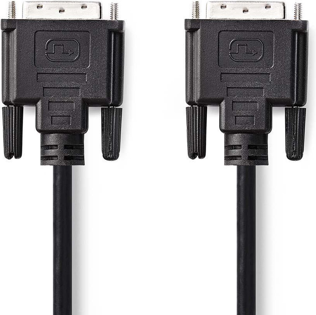DVI-Kabel | DVI-D 24+1-pins male - DVI-D 24+1-pins male | 10 m | Zwart