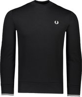 Fred Perry Sweater Zwart Normaal - Maat M - Heren - Herfst/Winter Collectie - Katoen;Polyester
