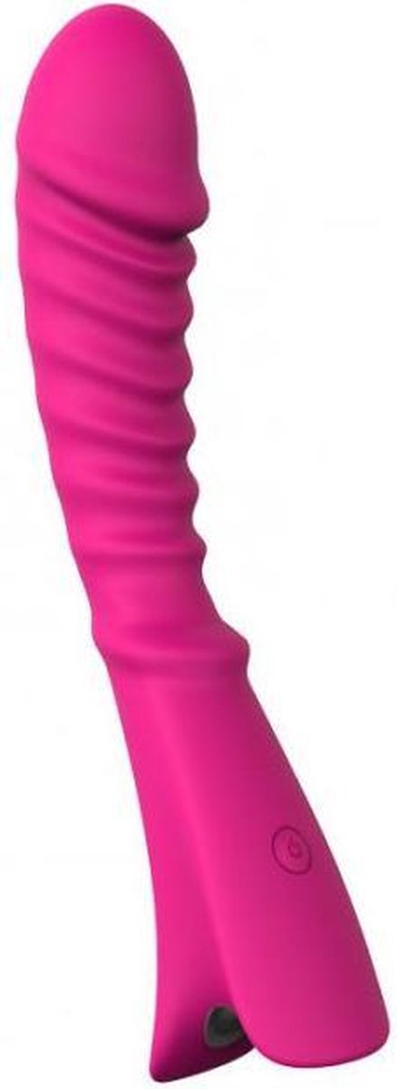 Geribbelde G-spot Vibrator - Roze