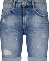 DEELUXE Denim short met rechte pasvorm TOM Stone Used