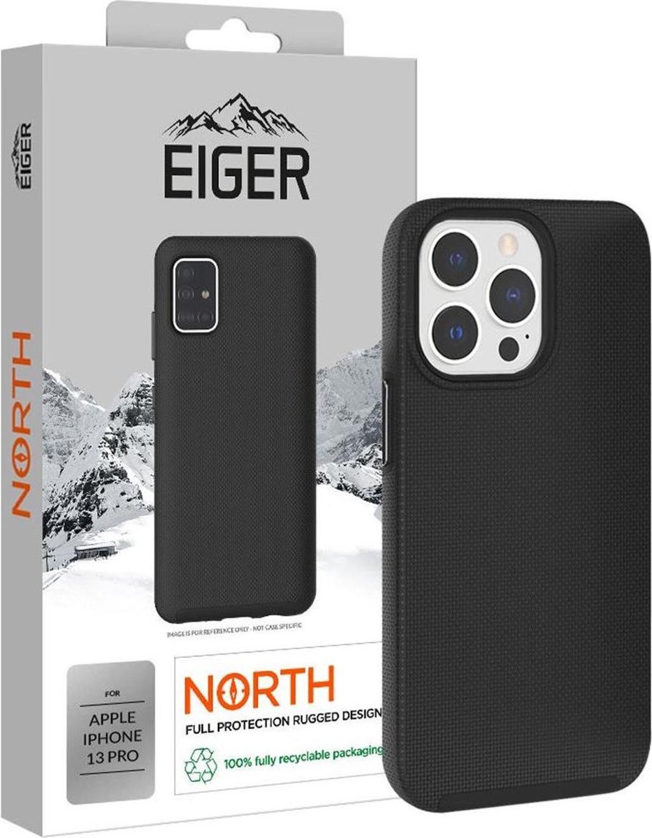Eiger North Series Apple iPhone 13 Pro Hoesje Zwart