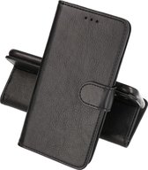 Huawei P30 Lite Hoesje Kaarthouder Book Case Telefoonhoesje Zwart