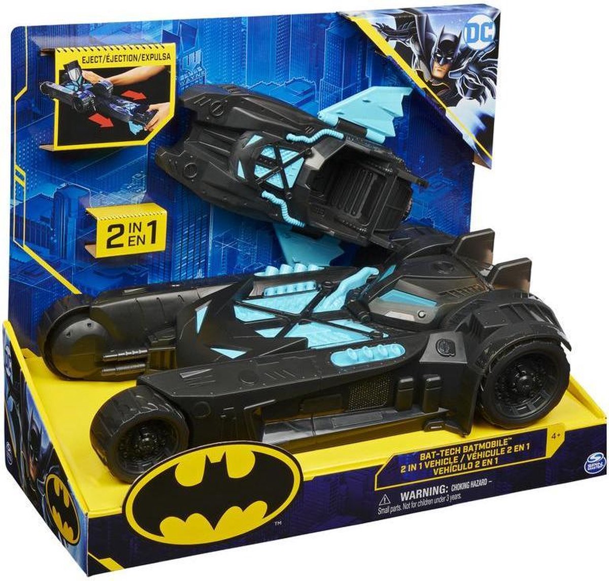 DC Comics - Batman Batmobile en Batboat 2-in-1 - Transformerend voertuig |  bol.com