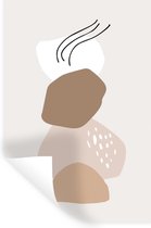 Stickers Stickers muraux - Été - Tache - Grijs - 60x90 cm - Feuille adhésive