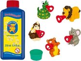 bellenblaasset 250 ml blaasringen safaridieren 7-delig