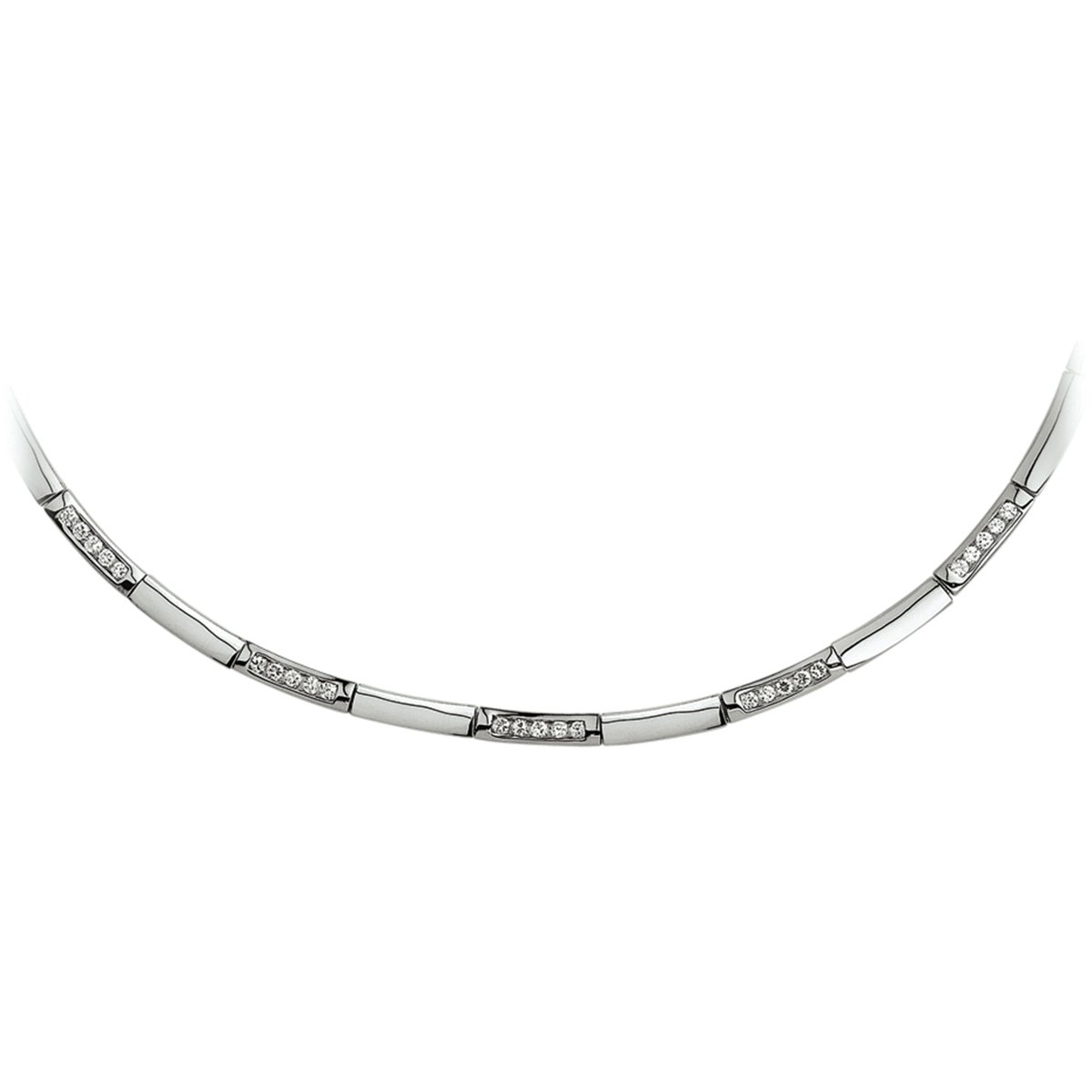 Collier Zirkonia 4,0 Mm 42 + 3 Cm