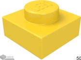 LEGO Plaat 1x1, 3024 Geel 50 stuks