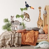 Muursticker Pastelowe Love Safari Animals II