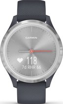 Garmin Vivomove 3S Hybrid Smartwatch - Echte wijzers - Verborgen touchscreen - Connected GPS - Silver/Blue