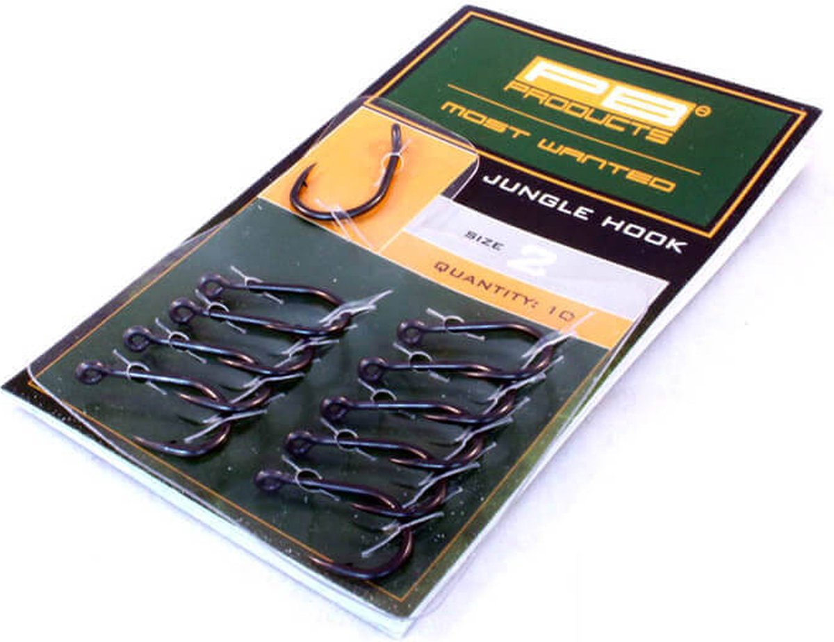 PB Products Super Strong Hook Barbless with DBF Coating Size 6 Fish