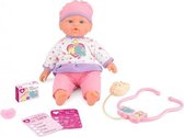 Snuggles babypop interactief zieke Sara 41 cm 5 acc.