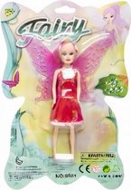 tienerpop Fairy meisjes 24 x 16 cm rood