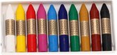 waskrijt gekleurd junior 6 cm 10 stuks