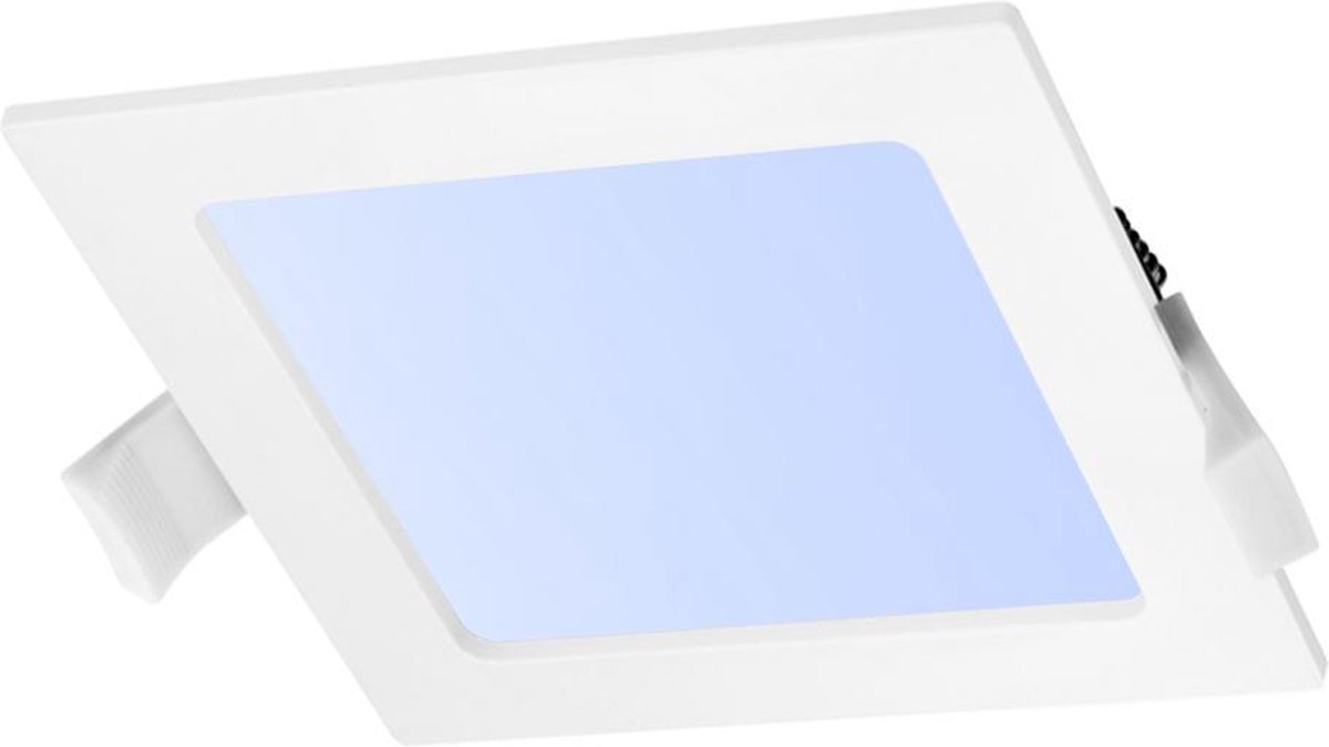 LED Downlight Vierkant 9W - 6000K - 520 Lumen - Ø105 mm