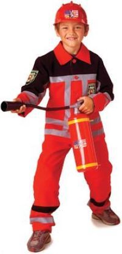 Brandweerpak voor kinderen rood Maat 92 | bol.com