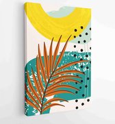 Canvas schilderij - Hand painted illustrations wall arts vector. Surface pattern design. 2 -    – 1843126801 - 115*75 Vertical