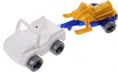 Kids Cars aanhanger met jetski wit/geel