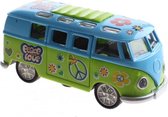 FlowerPower Die-cast bus groen/blauw