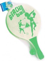 beachballset 38 x 24 cm hout groen 3-delig