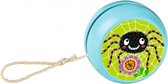 jojo Krabbelk√§fer hout spin junior 5,5 cm lichtblauw