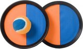 jeu d'attrape velcro orange-bleu 20 cm
