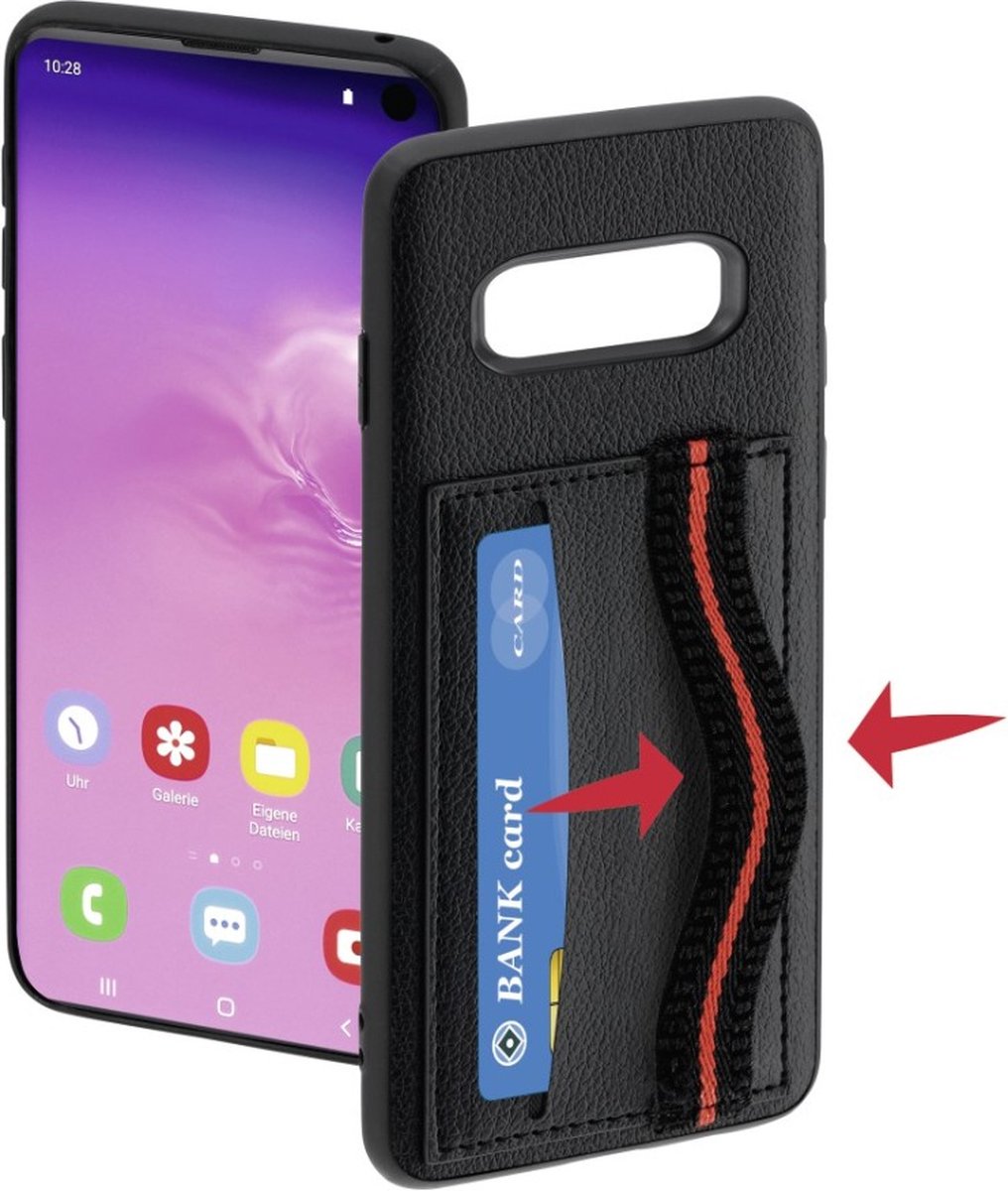 Hama Cover "Red Sensation No. 4" voor Samsung Galaxy S10, zwart/rood