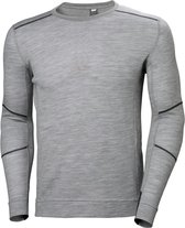 Helly Hansen Lifa Merino Crewneck 75106 - Mannen - Grijs Melange - 3XL