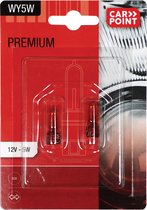 Carpoint Premium Autolampen 12V WY5W 2 Stuks