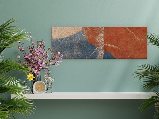 Artaza Peinture sur Toile Art Abstrait de Cercles - 60x20 - Photo sur Toile - Impression sur Toile