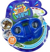 3D camerabril junior jungle/dinosaurus blauw