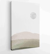 Canvas schilderij - Mountain and landscape wall arts vector 3 -    – 1908283540 - 80*60 Vertical